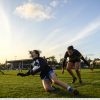 Lauren Fitzpatrick of Ballymacarbry in action against Brid O'Sullivan of Mourneabbey during the Munster Ladies Football Senior Club Championship Final match between Ballymacarbry and Mourneabbey at Galtee Rovers GAA Club, in Bansha, Tipperary. Photo by Harry Murphy/Sportsfile