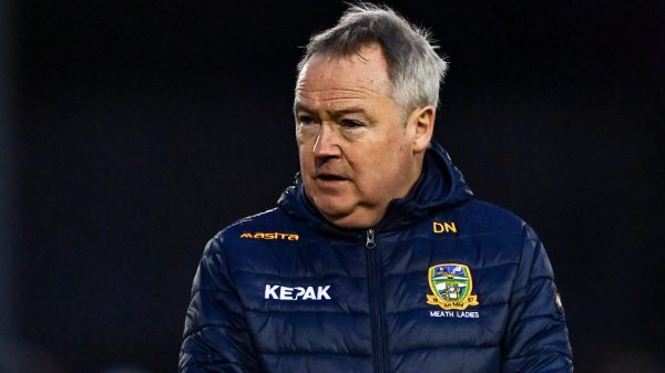 Meath manager Davy Nelson before the Lidl Ladies National Football League Division 1 match between Dublin and Meath at DCU St Clare's in Dublin. Photo by Eóin Noonan/Sportsfile